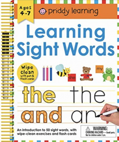 Wipe Clean: Learning Sight Words